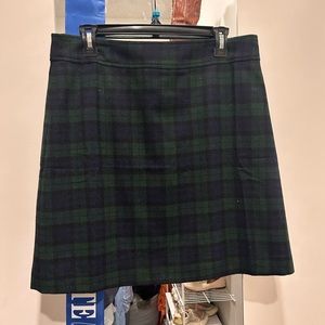 J Crew Buffalo Plaid Skirt